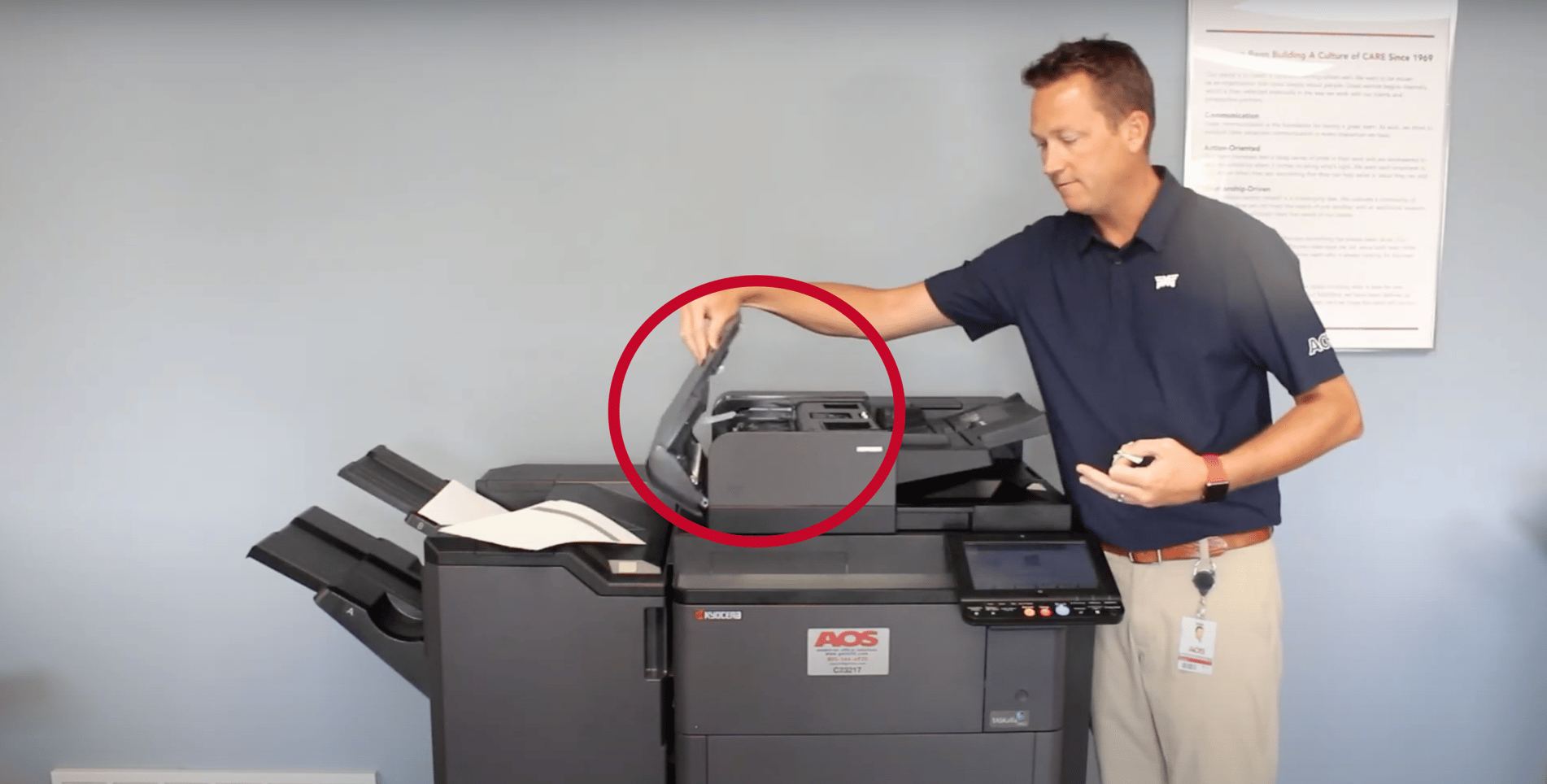 How to Clean the Slit Glass on Kyocera TASKalfa Copiers